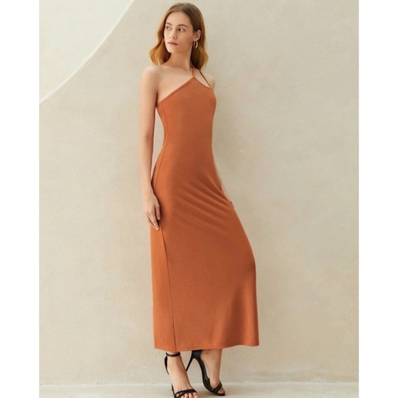 SHEIN One Shoulder Cutout Detail Dress L NWT - Picture 3 of 7